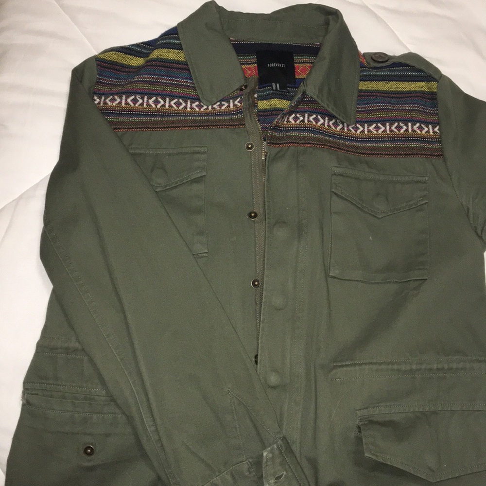 army green jacket